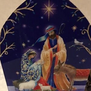 Miniature Nativity Stand